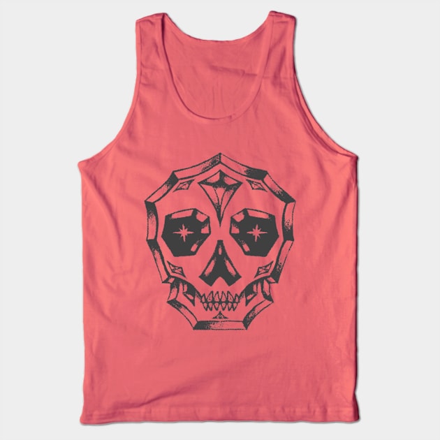 Diamond Skull Tank Top by gut42